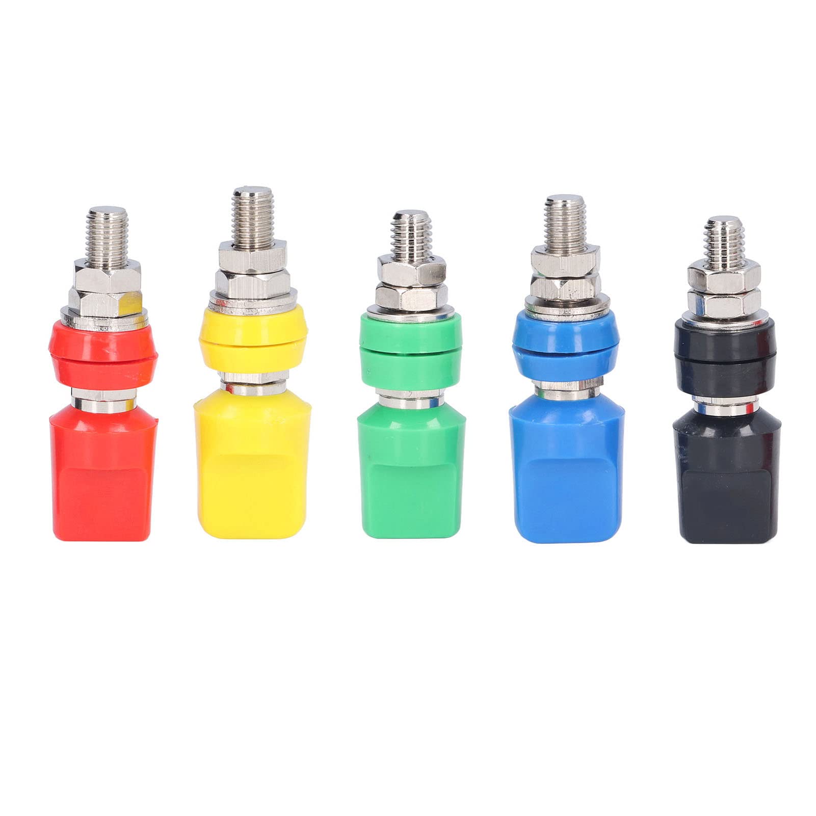 DOUKI KI 5pcs High Current Binding Post, Wiring Connecting Terminals, Binding Post with Banana Jack for Wiring Engineering
