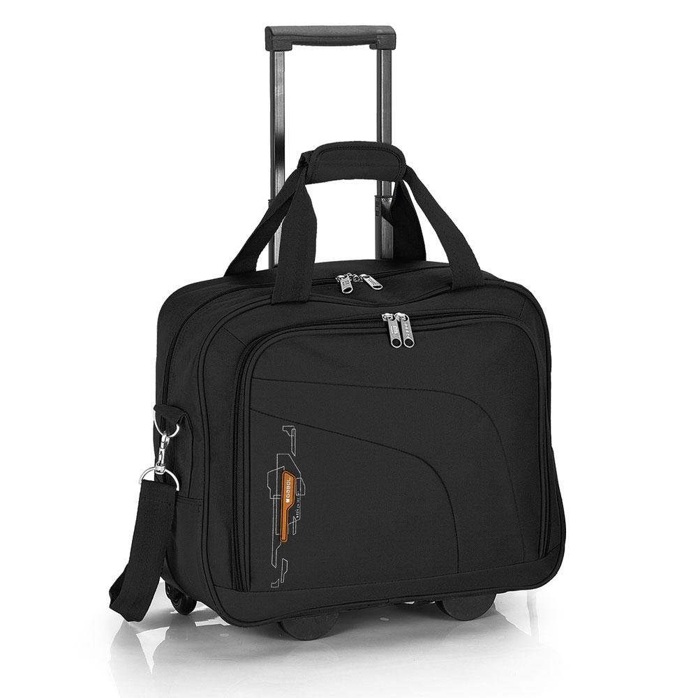 Gabol Piloto, Portadocumentos Unisex Adulto, Negro, 22 L