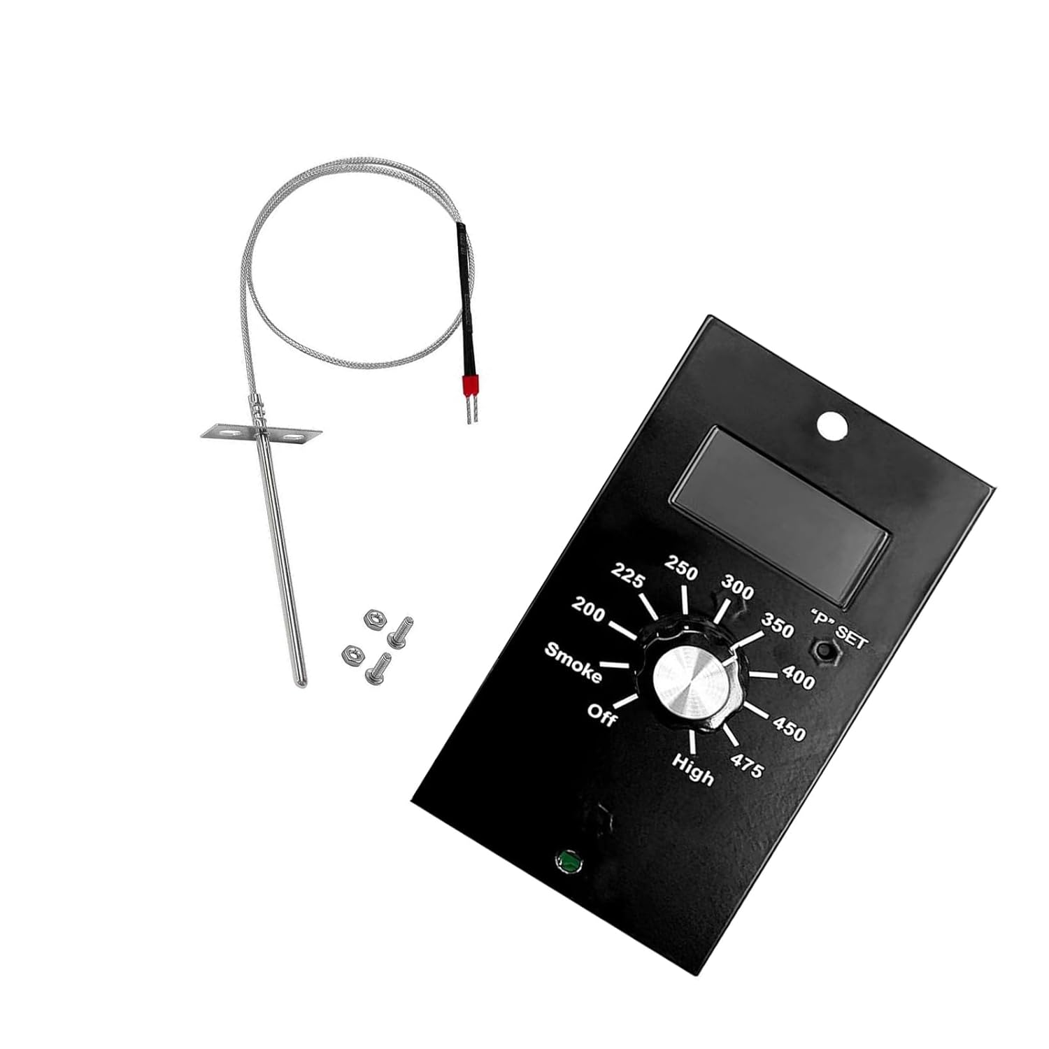 SUS304 Grill Thermocouple Featuring Cold-Junction Compensation & Easy-Mount Hardware Digital Regulator Barbecue Transducer