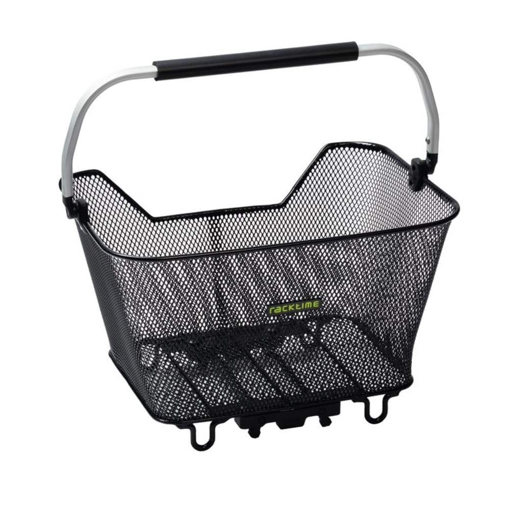 Racktime Unisex – Adult's Basdeluxe Baskets, Black, Standard Size