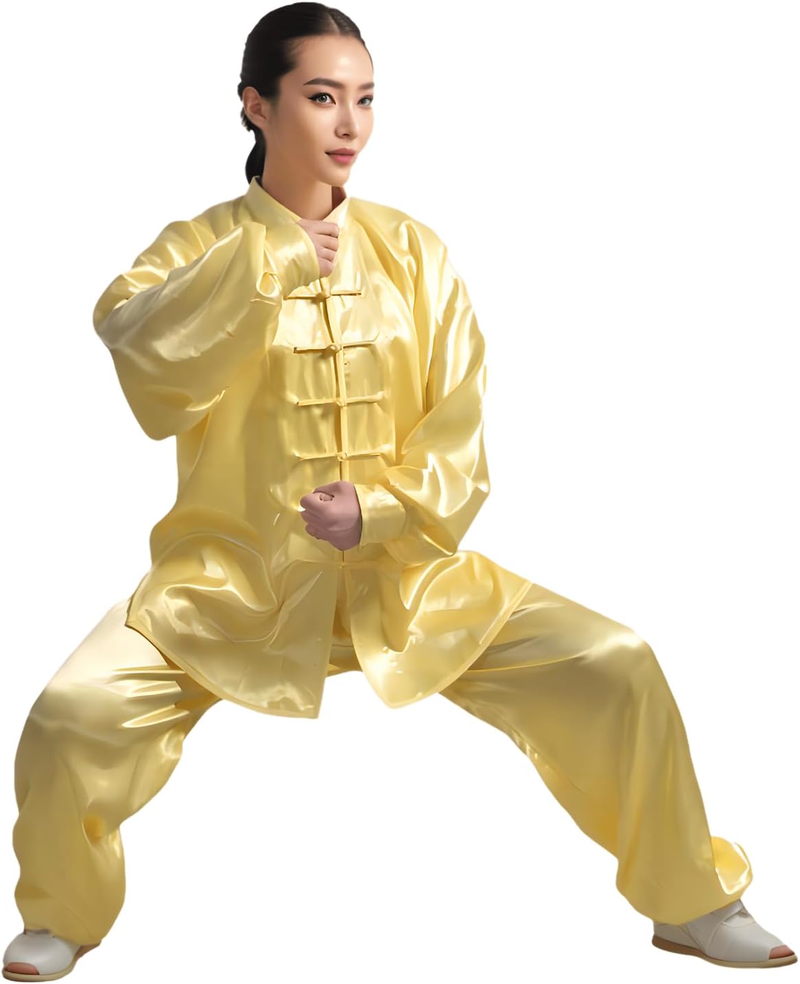 Andux Chinese Traditional Tai Chi Uniforms Kung Fu Clothing Unisex SS-TJF01