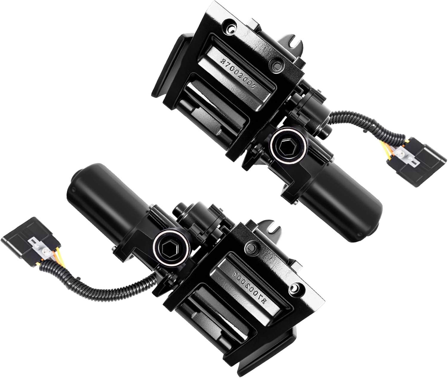 2PCS Power Running Board Motor Assembly Fit for 2007-2014 Cadillac Escalade ESV EXT, for Chevy Tahoe Avalanche Suburban, for GMC Yukon XL, Left Driver Side and Right Passenger Side Step Motor