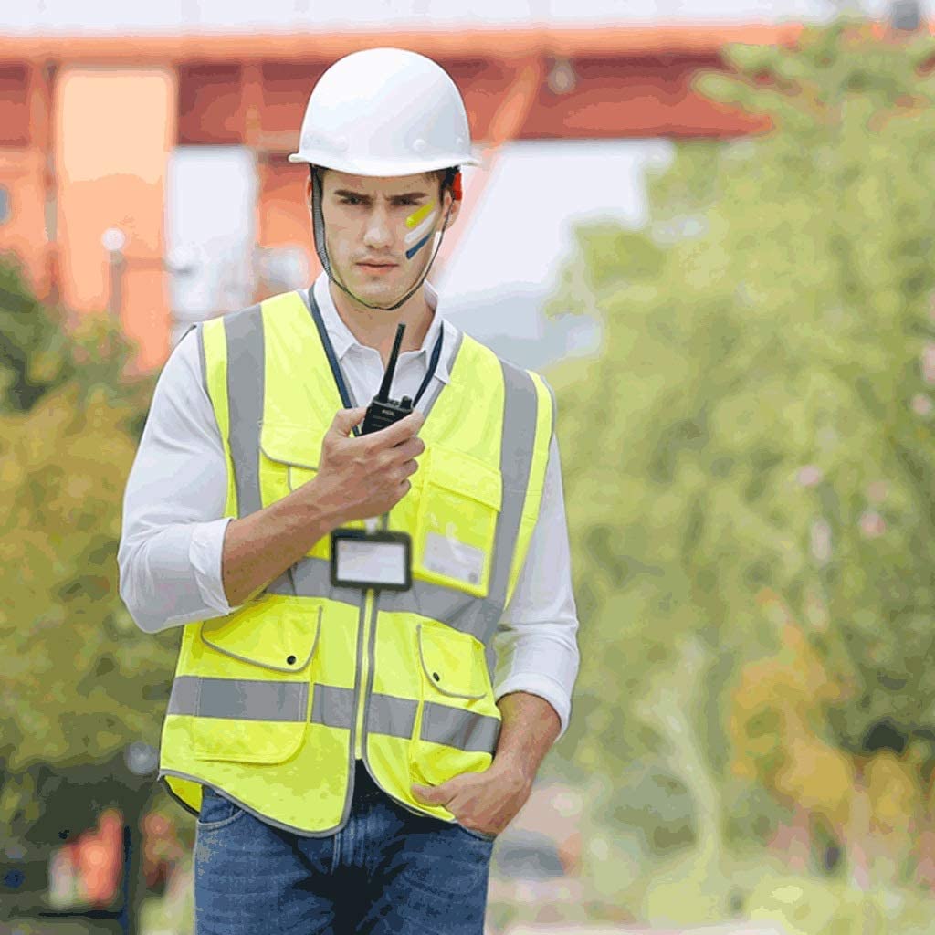 Chaleco de alta visibilidad， Chaleco de seguridad reflectante de alta visibilidad, chaleco reflectante de alta visibilidad, for deportes al aire libre, viajes nocturnos, chaleco de construcción de cic