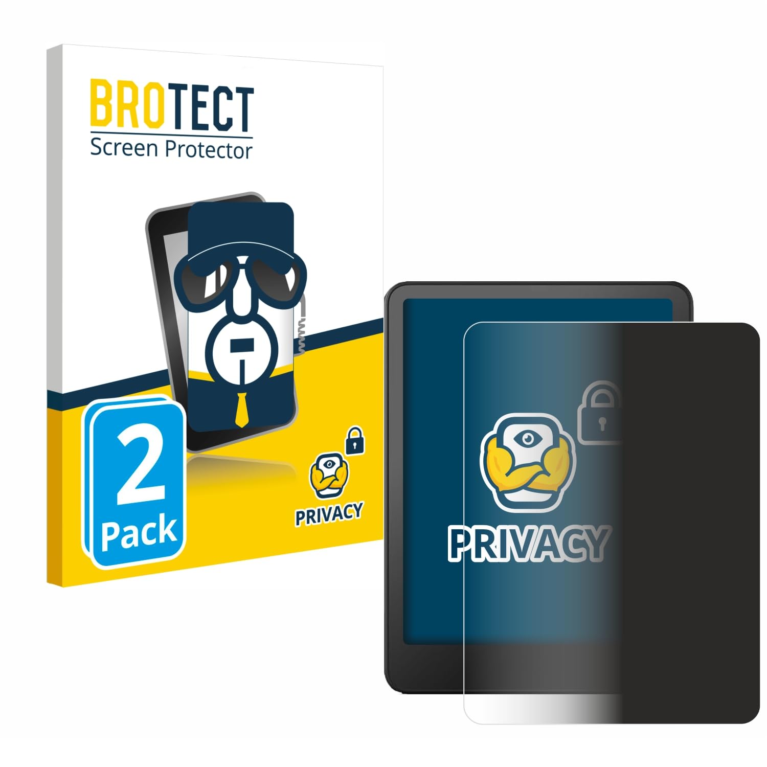 Film De Protection Anti-Espion Pour Kindle Paperwhite 2023 (11e Gén.) - 2 Pièces - Confidentialité Et Anti-Rayures