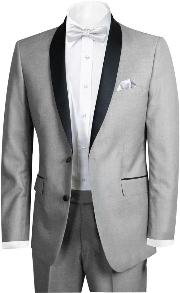 Men’s 2 Button 2 Piece Set Slim Fit Tuxedo (Blazer & Trouser Set)