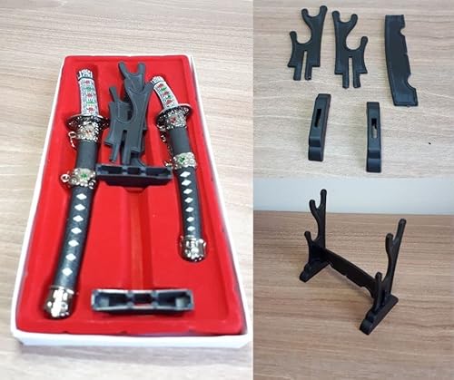 Kit Espadas Decorativas Katanas Samurai Japonesa Metal-Enfeite Decorativo-Espada Para Decoração