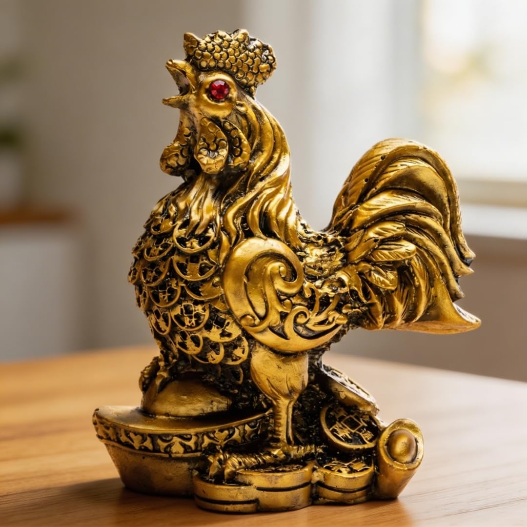 Rooster Statue Feng Shui - Good Luck & Protection -1 Rooster Statue Feng Shui - Good Luck & Protection -1