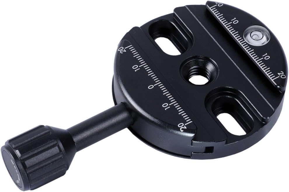 Improved Version Universal Ultra-Thin Clamp for RRS BH55 BH40 BH30 BH25 Ballhead and Arca Fit Tripod Ball Head and Camera Quick Release Plate