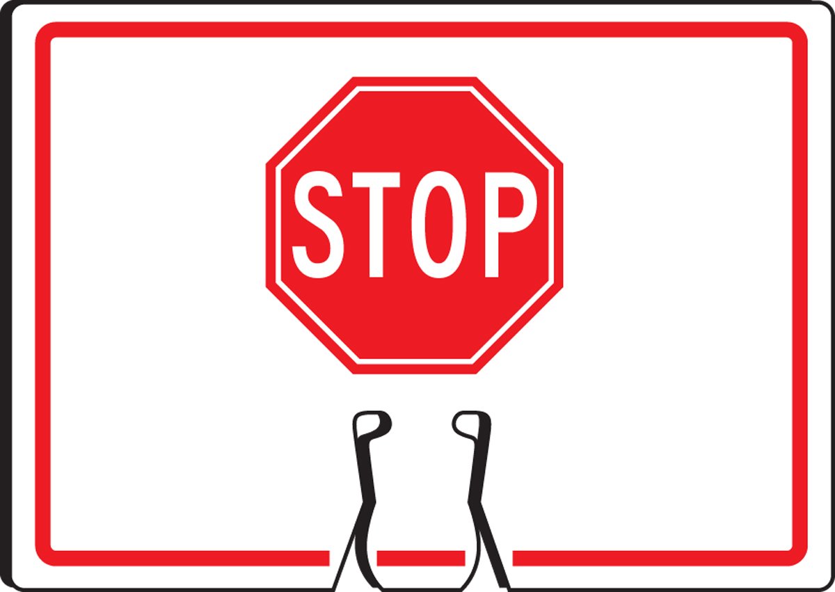 AccuformNMC "STOP" Traffic Cone Top — Amazon image 8