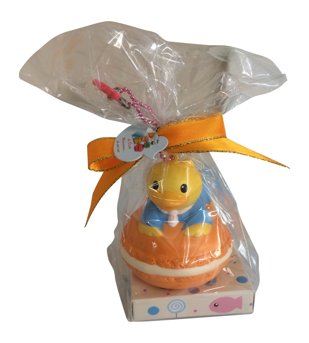 Squishy And Scented Le Duck Macaron From Creamiicandy Orange