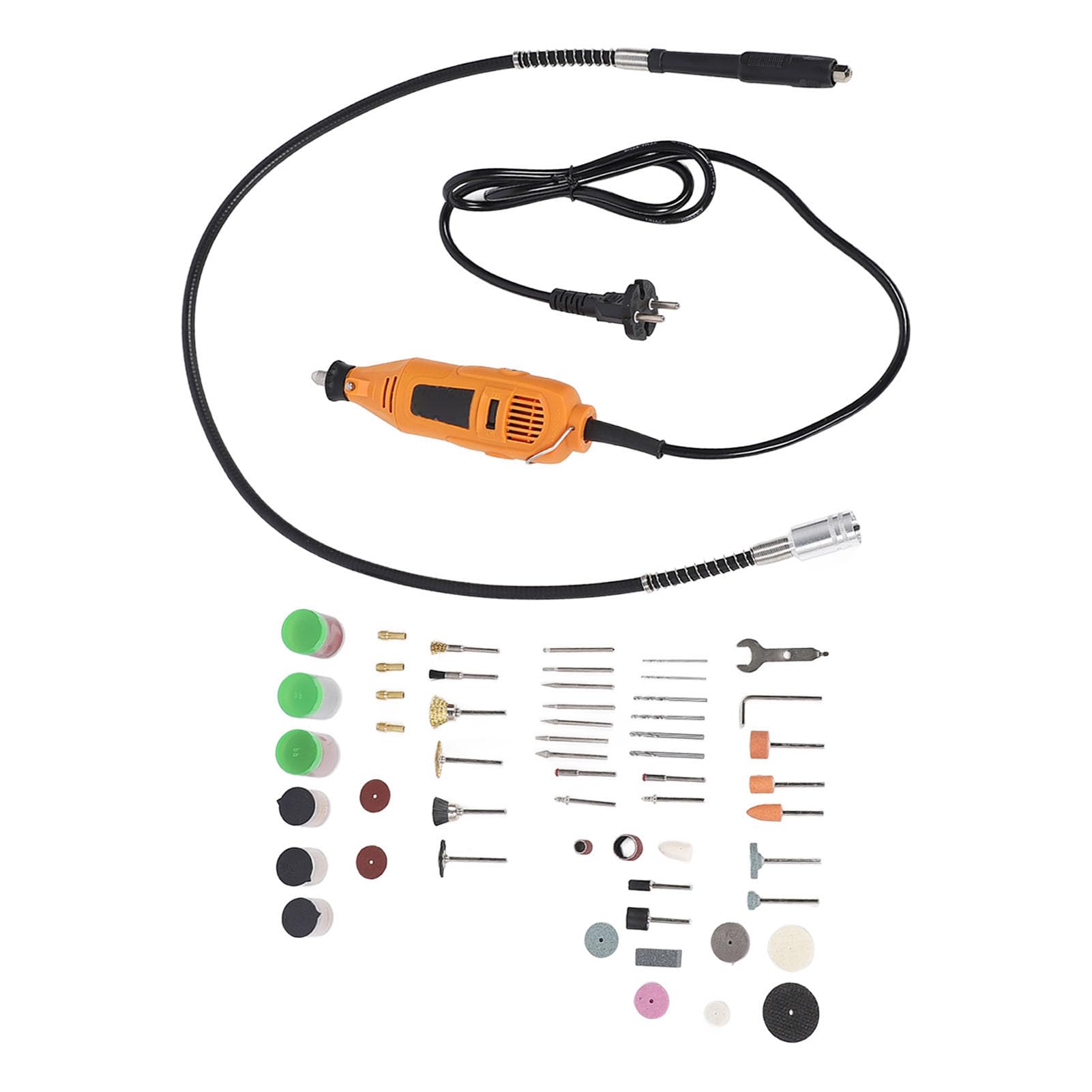 Kit de Herramientas Rotativas Potentes Herramientas Eléctricas de Varias Velocidades para Tallar, Pulir y Pulir Manualidades, 4,5 Libras