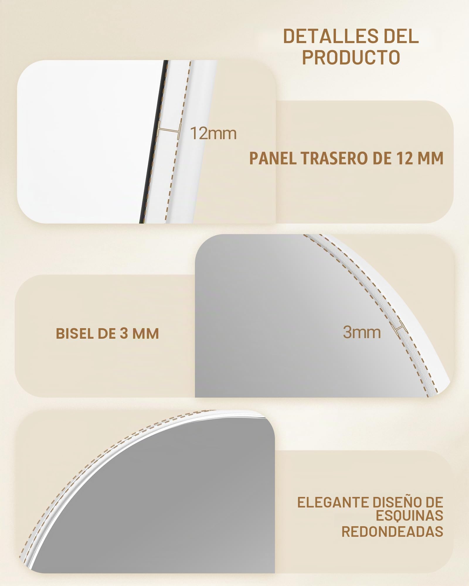 Hzuaneri Espejo de Cuerpo Entero, 160x50cm, Espejo de tocador con Perchero, Ruedas Giratorias de 360°, Espejos grande con caja de almacenamiento y ganchos, para Guardarropa, Dormitorio o Salon, Blanco
