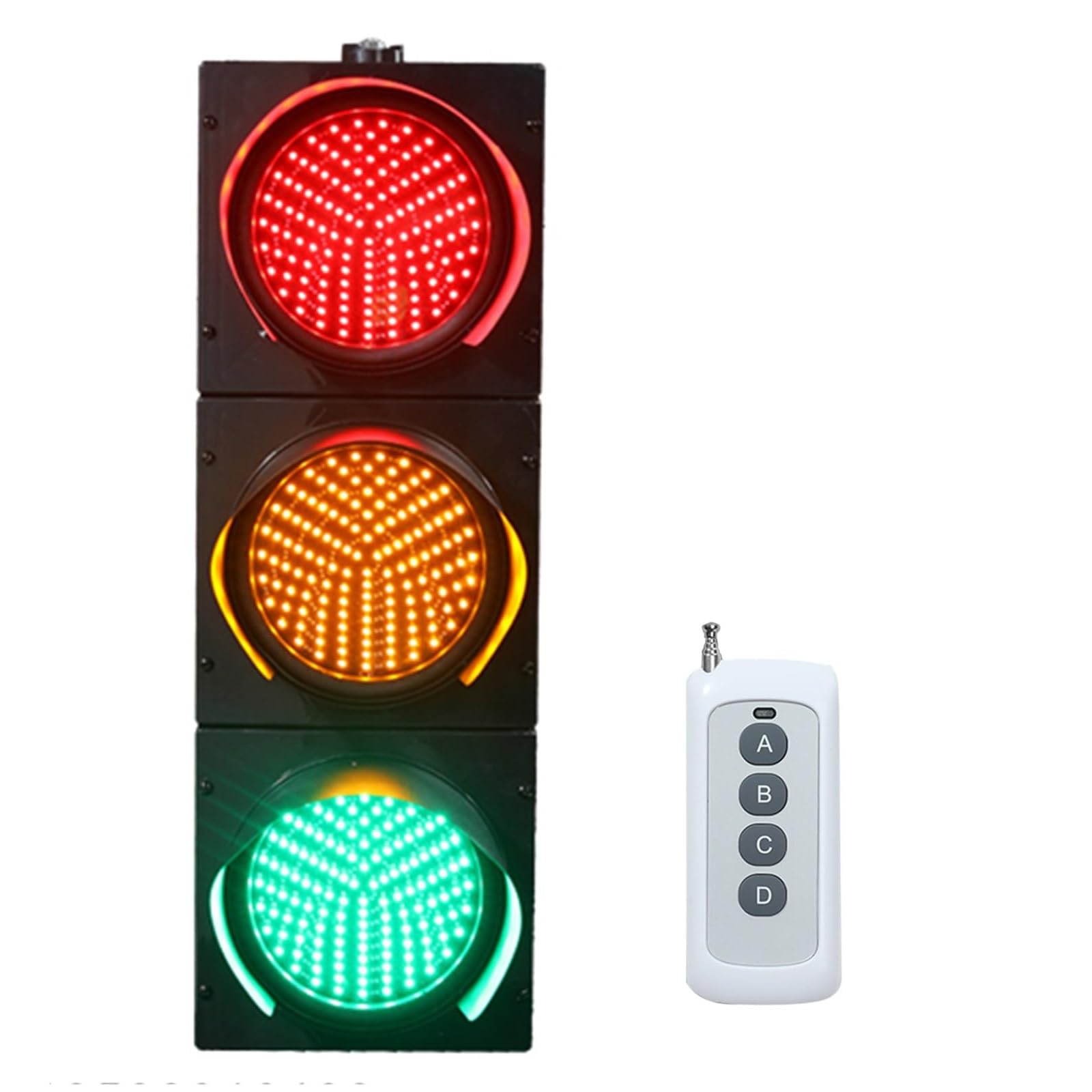 Xkednmf One Color Outdoorled Traffic Lamp Light, Red Yellow Green Traffic Signal Light,Waterproof Ip65 For Intersections, Factories, Schools, Toll Booths(200Mm/8In)