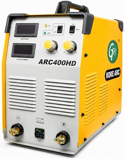 GB KORE ARC 400 HD Heavy-Duty Welding Machine | 3-Phase ARC Welder | 400A Output | Tubler IGBT Technology | Anti-Stick &amp; V...