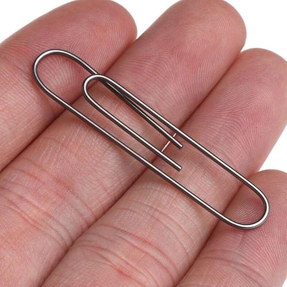 WAGA Self Bending Paperclip Nitinol Wire Trick Paper Clip Magic Memory
