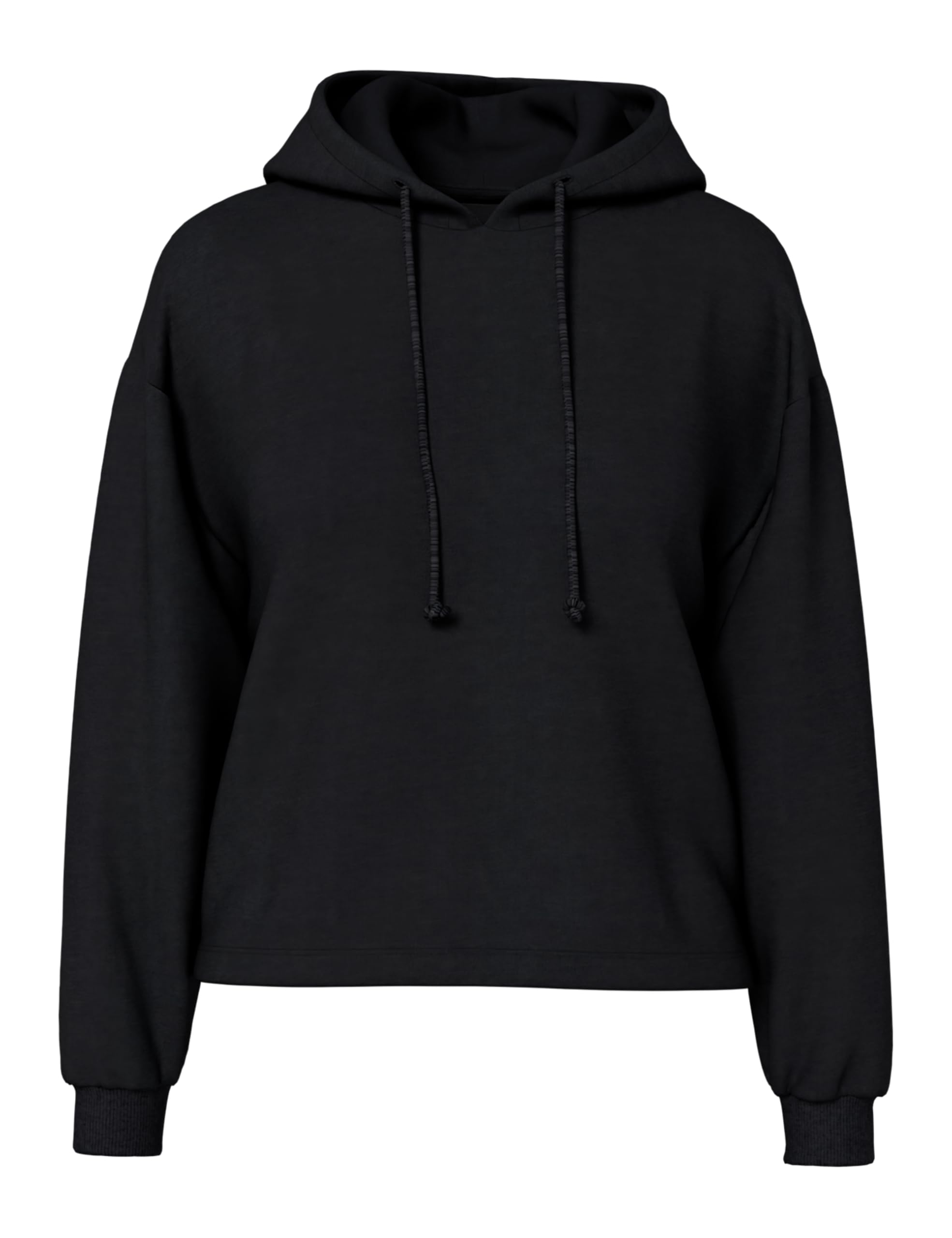 PIECES Womens Pcchilli Ls Hoodie D2d Sweatshirt, Black, XL UK