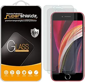 Supershieldz (2 Pack) Anti Glare (Matte) Tempered Glass Screen Protector for iPhone SE (2022 3rd Gen /2020 2nd Generation), iPhone 8/7/ 6S / 6 (4.7 Inch), Anti Scratch, Bubble Free