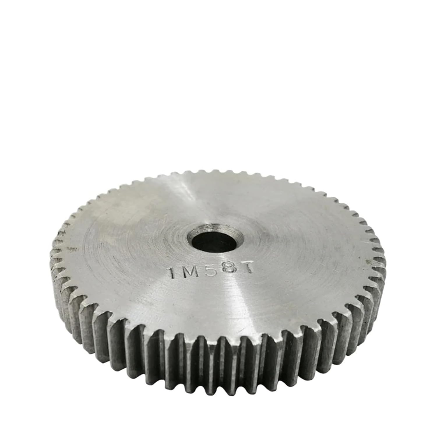 Spur Gear 1M60/61/62/63/64/65/66/67T Hole 8mm 45#Carbon Steel Height 10mm 1Pcs(63 Teeth)