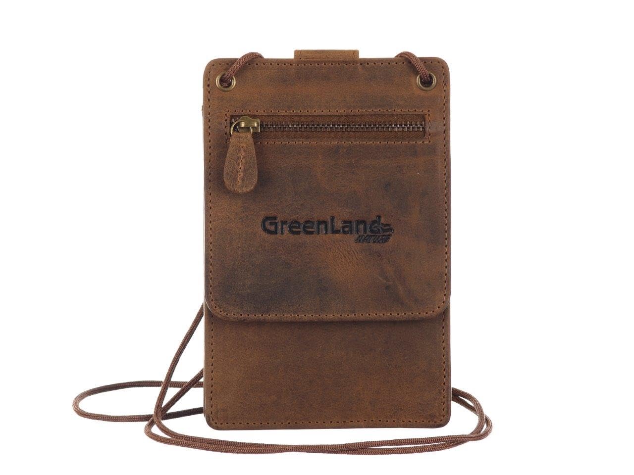 Greenland Light Brustbeutel veredeltes Leder 11 cm