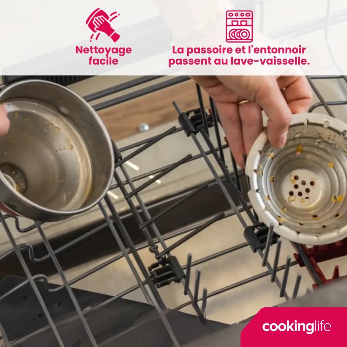Centrifugeuse Cookinglife - Fonte - Modèle à levier - Noir