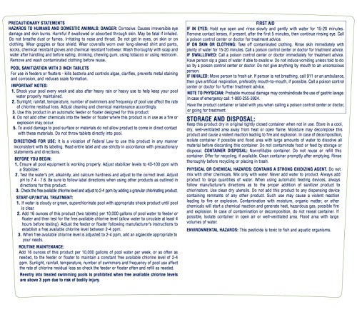 Robelle 1440M-K 5-In-1 3-Inch Multi-Purpose Swimming Pool Chlorine Tabs, 35-Pounds #TOP2