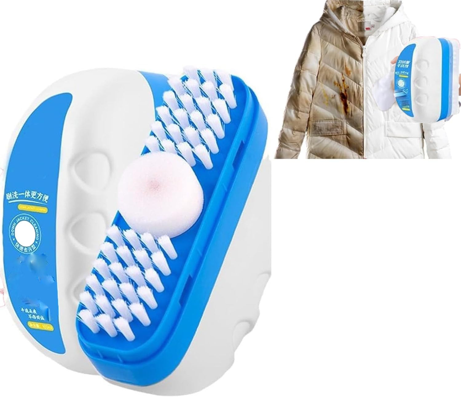 2024 Down Jacket Dry Cleaning Agent with Brush,100ml Down Jacket