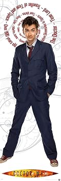 POSTER STOP ONLINE Doctor Who - TV Show Door Poster David Tennant/The Doctor - Facts & Quotes Size 21" 62"