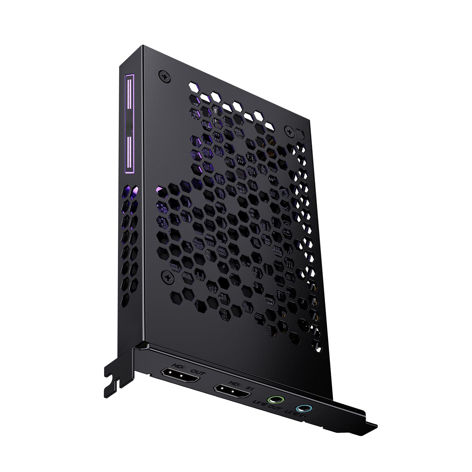 Tarjeta de Captura de Vídeo 4K HD con Latencia Ultrabaja, PCIe Gen3 para Grabación de Streaming de Juegos, Compatible con OBS, para Creadores de Contenido de Jugadores Profesionales