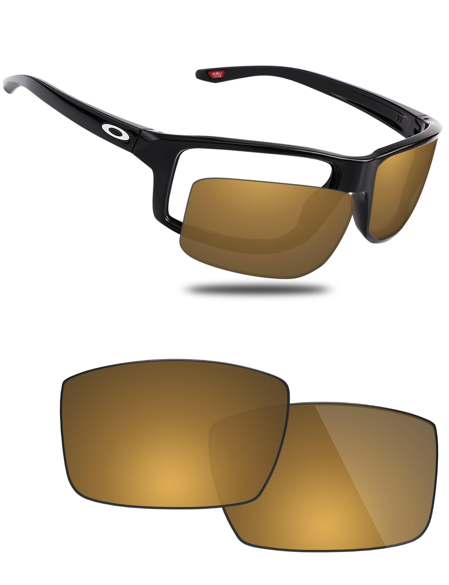 Fiskr Lentes polarizadas de repuesto compatibles con gafas de sol Oakley Gibston OO9449, resistentes a los impactos y ajuste perfecto