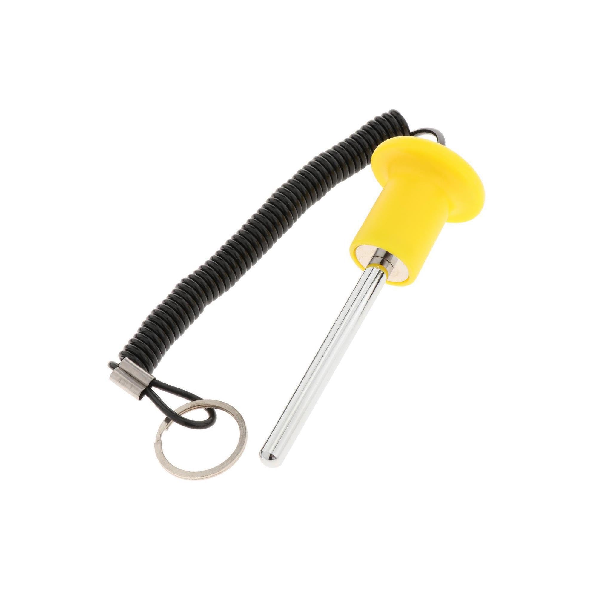 LIXSAZSE Magnetic Weight Stack Pin Key Durable Exercise Parts Accessories Equipment Strength, Yellow, 8x80mm