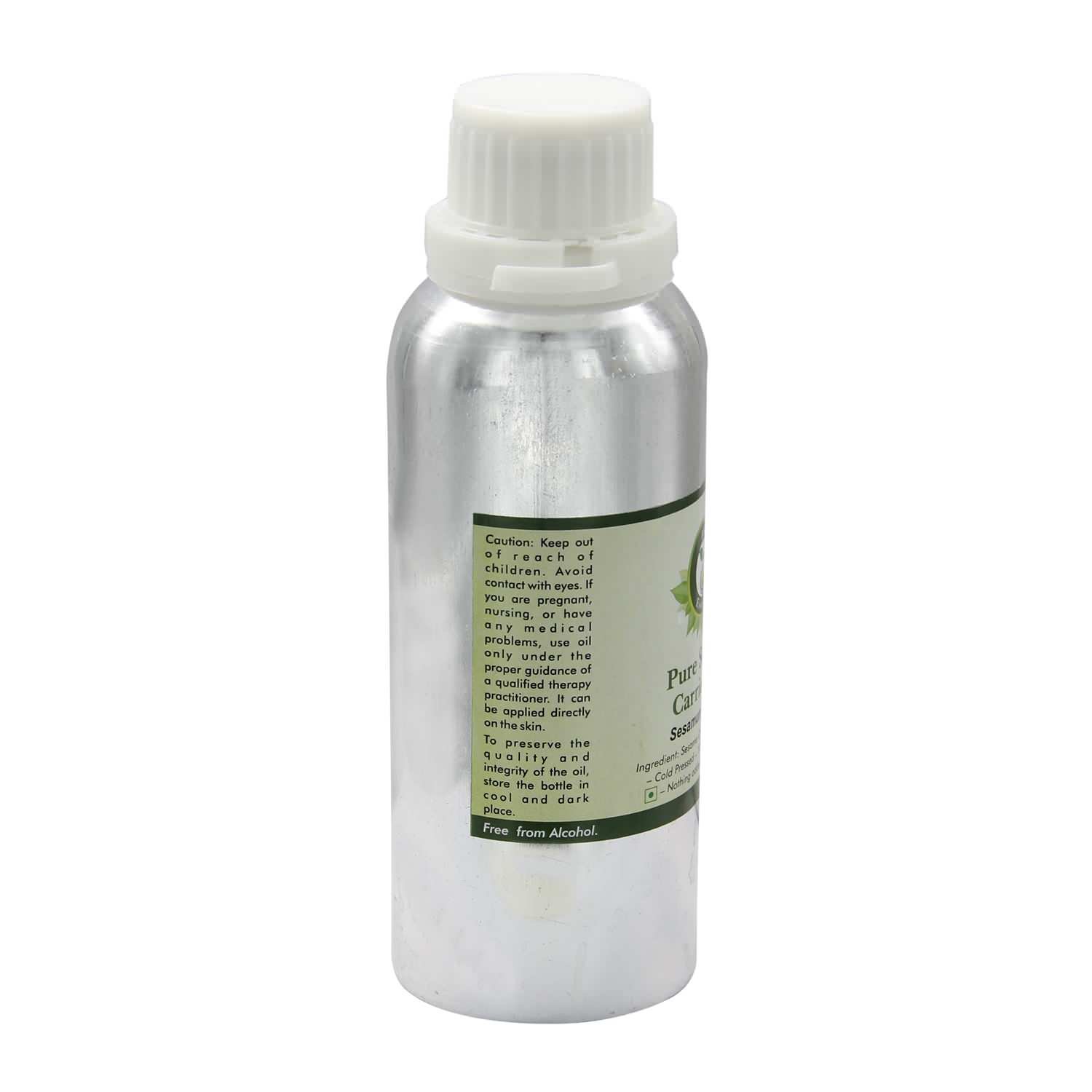 R V Essential Pure Sesame Carrier Oil 630ml (21oz)- Sesamum Indicum (100% Pure and Natural Cold Pressed)