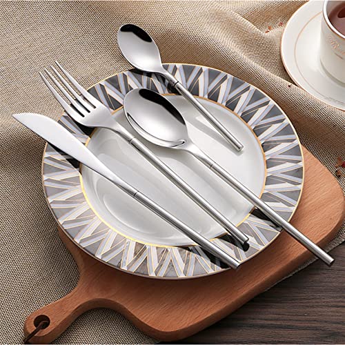 Fine Workmanship. Bello con una buona lunghezza e un peso, questi utensili da mangiare forniscono una buona presa per adulti e bambini grandi. I bordi di comodo senza punti ruvidi, peso medio per la presa comoda, non troppo pesanti e non fragile