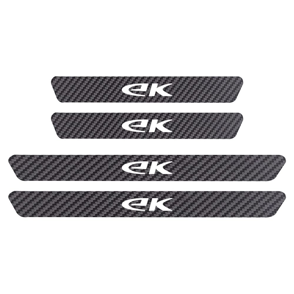 SDYAYFGE 4Pcs Kick Plates Car Door Sill Protector,for ek