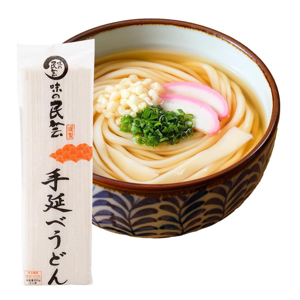 Amazon.co.jp: [ 和食麺処サガミ ] 味の民芸 手延べうどん（ 乾麺