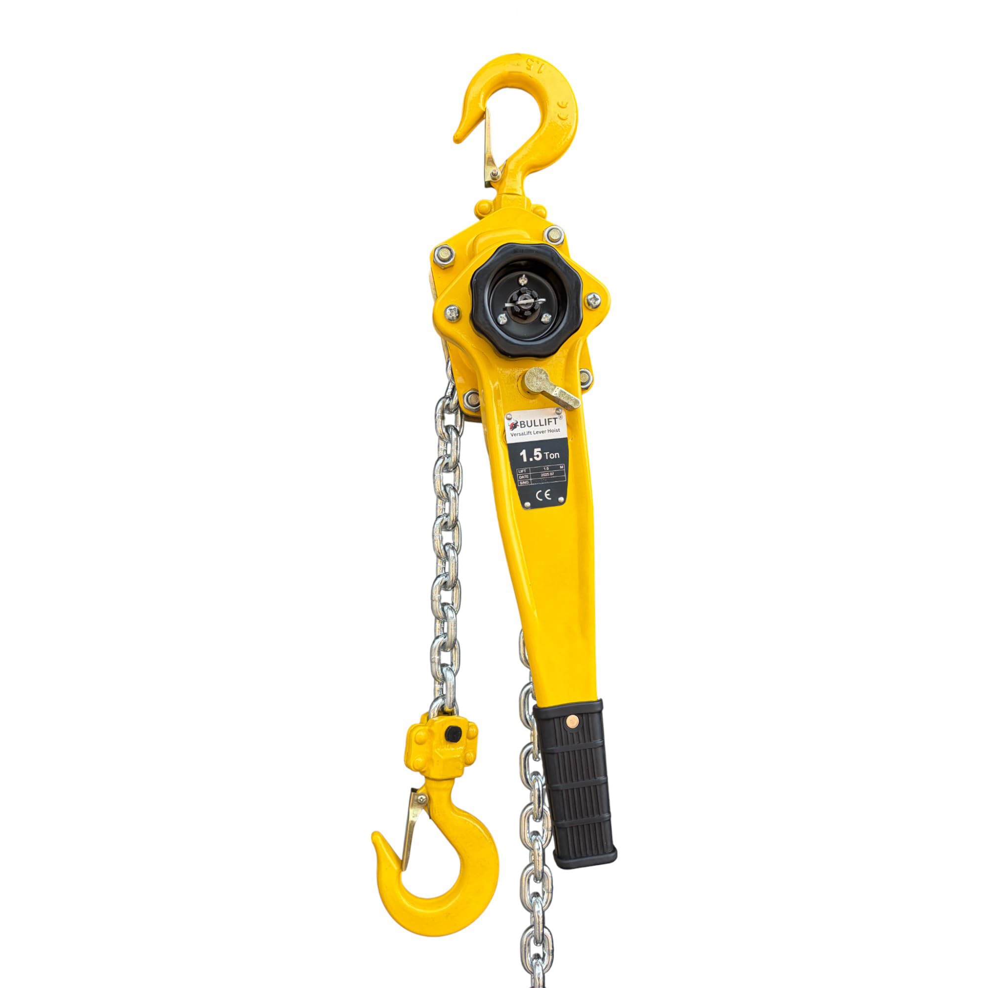 BULLIFT Hand Lever Hoist 1.50 Ton Capacity – 1.5 Meter | Heavy-Duty Manual Lever Chain Hoist for Industrial, Construction & Workshop Use-image-46
