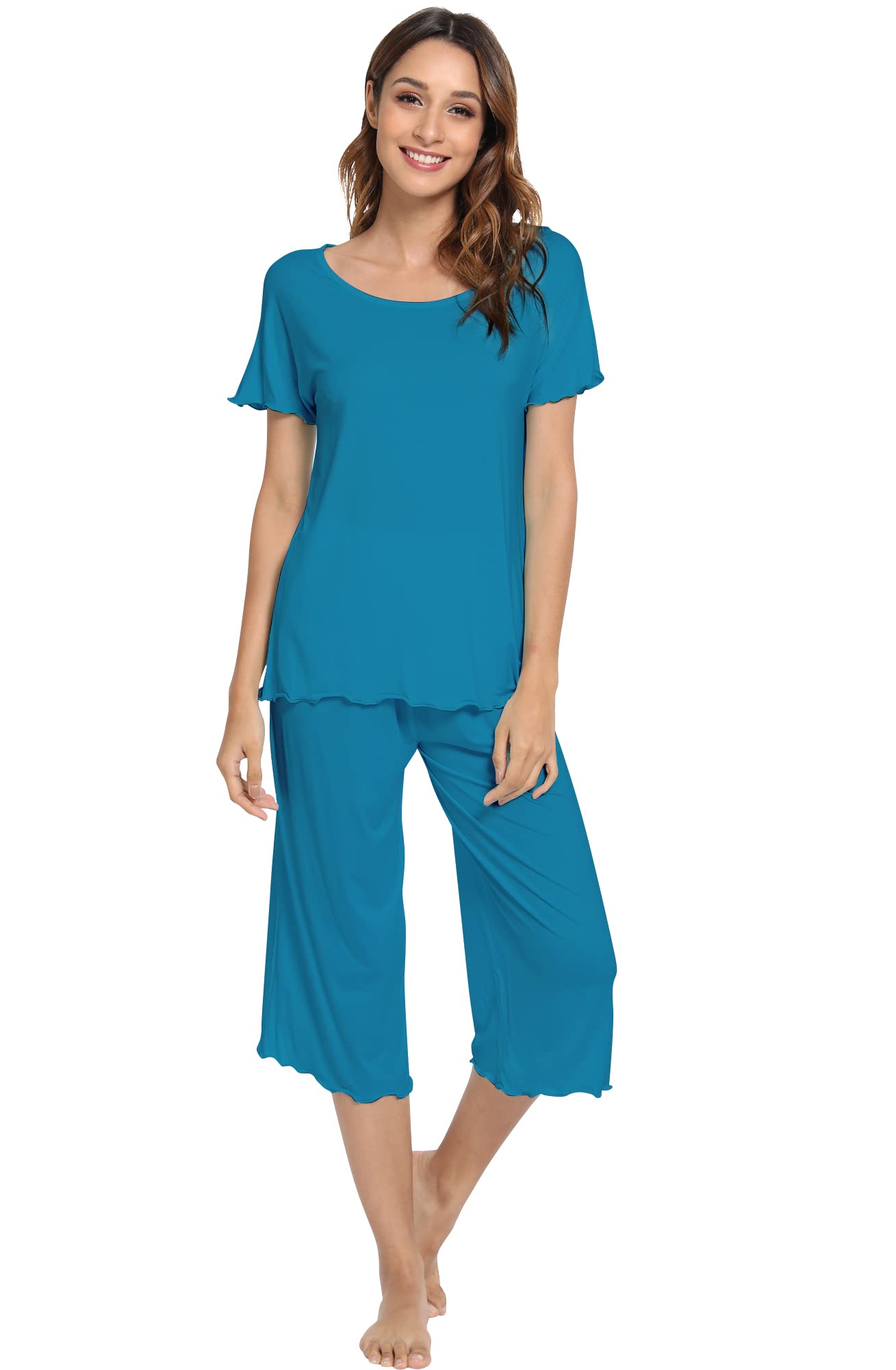 WiWi womens Soft Pajama Set