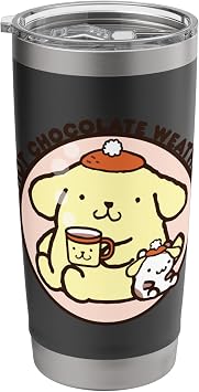 Pompompurin Hot Chocolate Weather Stainless Steel Insulated Tumbler