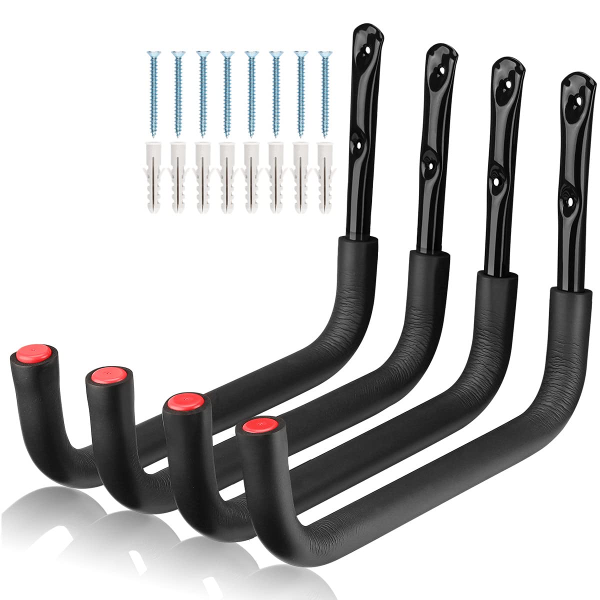 Garage Storage Kayak Hooks, 39.5cm Heavy Duty Storage Hanger, Wall Mounted Rack for Hanging Canoe Paddleboard Surfboard