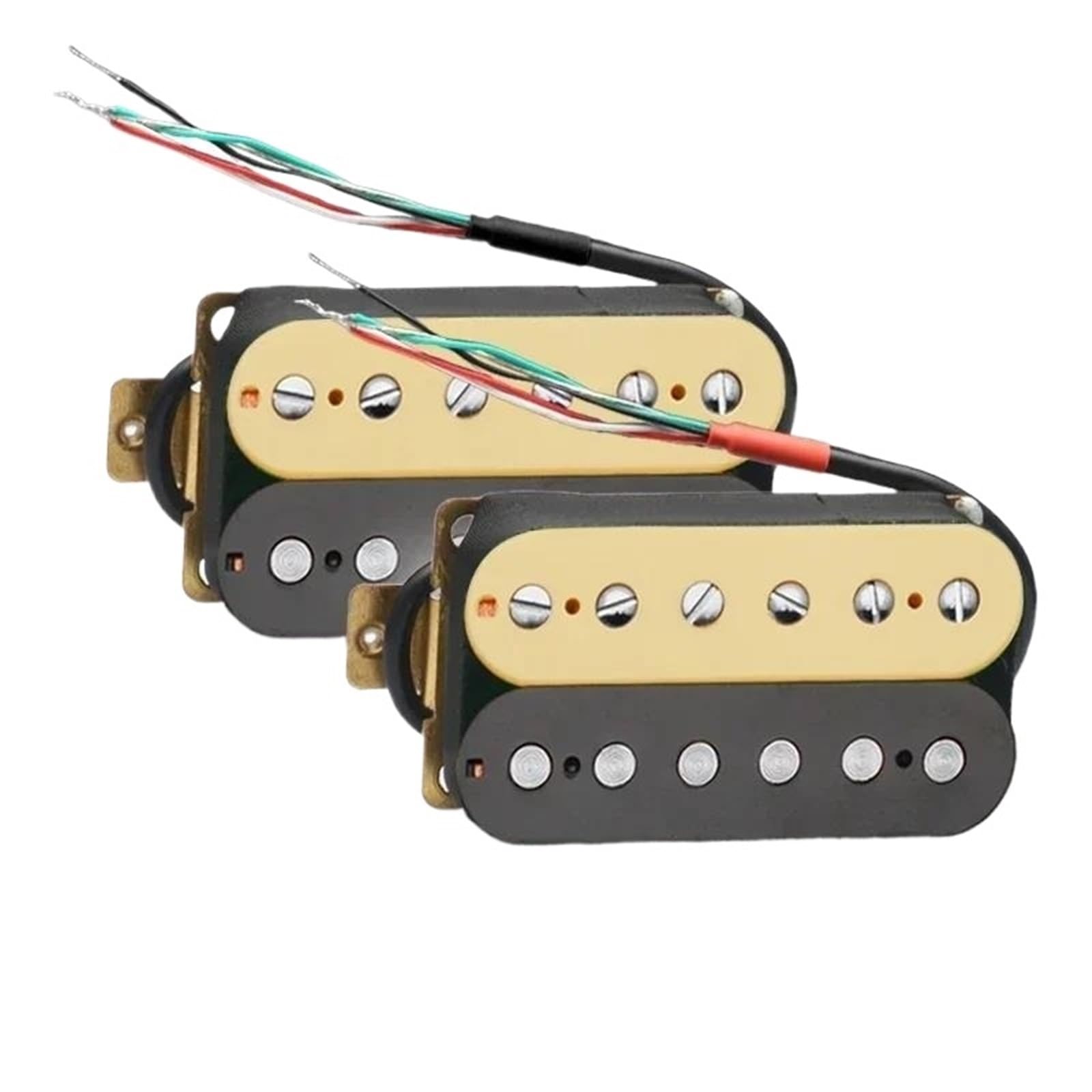 Pastilla para Guitarra Eléctrica Guitarra Eléctrica Doble Humbucker Cuatro Conductos Con Puente Escudo-15K O Pastilla De Guitarra Neck-7.5K(H)