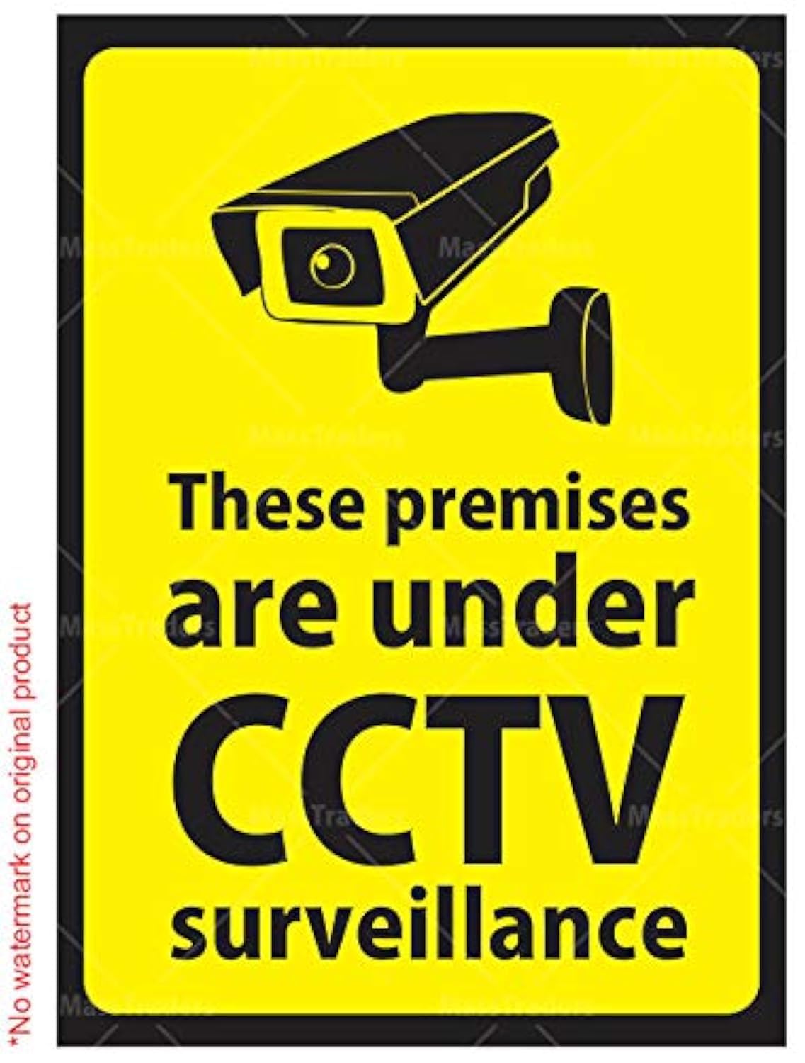CVANU Warning Sign Sticker for CCTV Security Camera (Pack 8) CV-1 (B07RNJN14M) Amazon Price History, Amazon Price Tracker