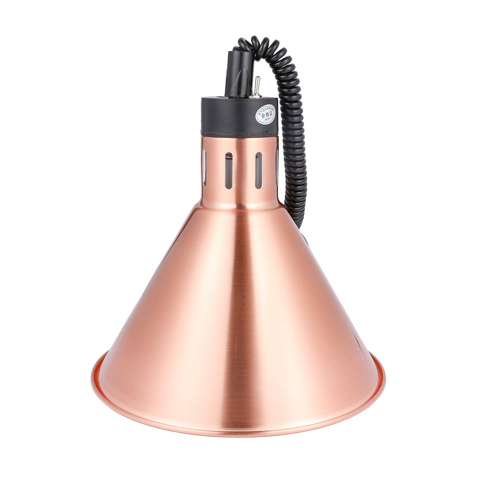 Lampada Riscaldante Buffet Telescopica in Metallo, Lampada Sospesa Regolabile da 60 a 180cm, Luce Calda per Cucina e Mantenimento Cibi Caldi