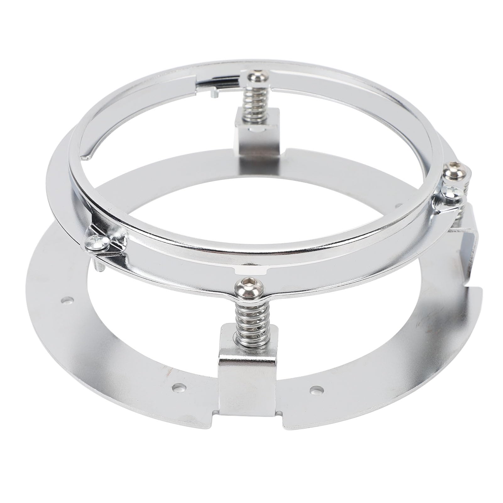 Anillo de Soporte de Montaje Universal para Faros Delanteros de 5,75 Pulgadas, Soporte de Hierro para Motocicletas y Automóviles, Estable y Firmemente Fijado con Resorte