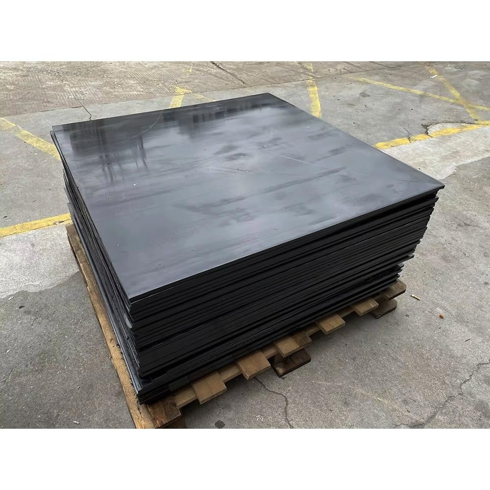 Schwarze POM-Platte, 3–30 Mm Dick – Ultrastarker Polyoxymethylen-Kunststoff For Automobil-, Maschinen- Und Heimwerkerprojekte – 300 X 300 Mm (1 Stück) – Hohe Verschleißfestigkeit(10mm Thickness)