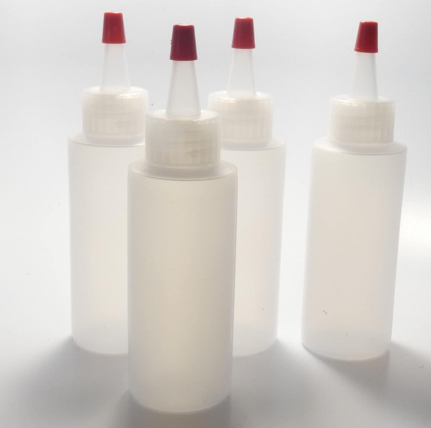 NetSellsIt 4 Pack 2 Oz Mini Squeeze Bottles Food Grade