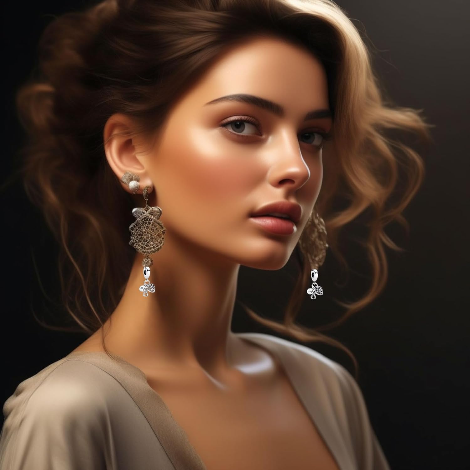 925 Sterling Silver Charms for Women Bracelet Necklace Mom Daughter Family Infinity Heart Charm Pendant Sister Friends Beads Jewellery Gift for Women Girls - Image 8