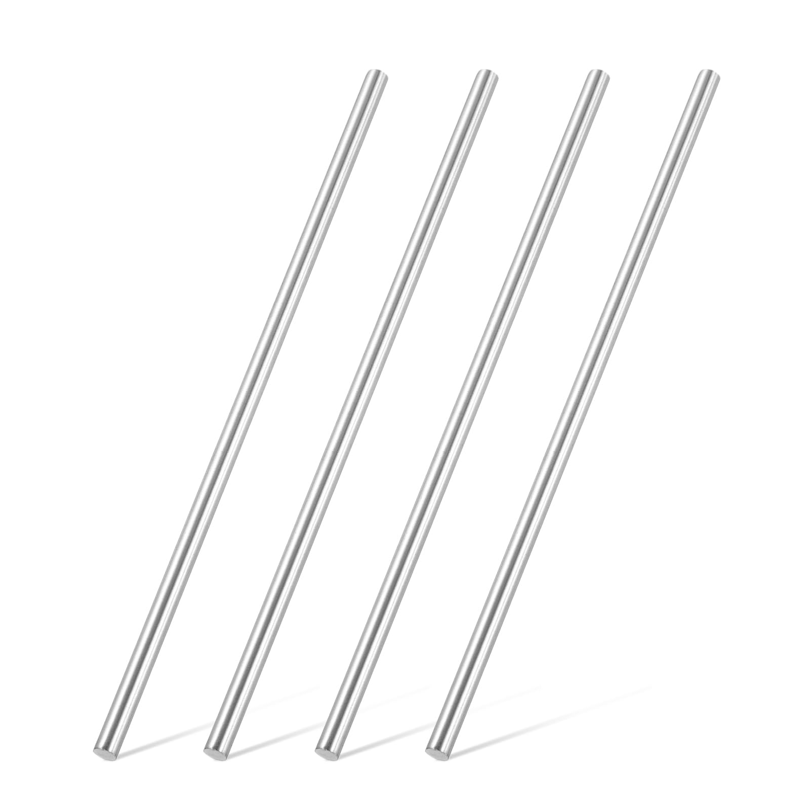 QUARKZMAN 4 szt. 316 okrągły pręt ze stali nierdzewnej 1/4" średnica 7,9" długość pełny metalowy pręt okrągłe pręty odporne na korozję zapasy ze stali nierdzewnej do majsterkowania, 6,35 mm x 200 mm