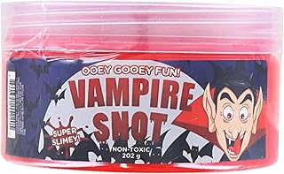 GAMAGO Vampire Snot Slime for Kids - Non-Toxic Red Slime Kit for Girls & Boys for Sensory & Tactile Stimulation - Birthday Slime Party Favors & Christmas Stocking Stuffers