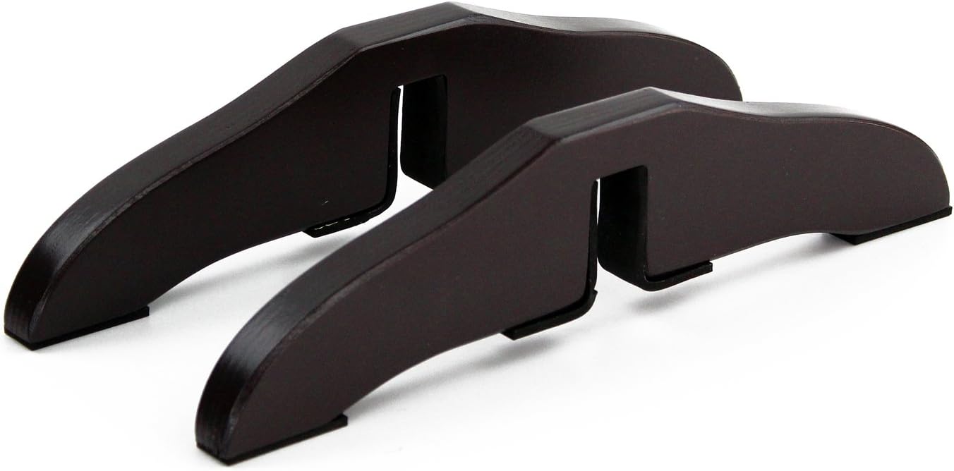 WELLAND Support Feet for 360 Degree Configurable Gate Collection, Espresso, A Pair