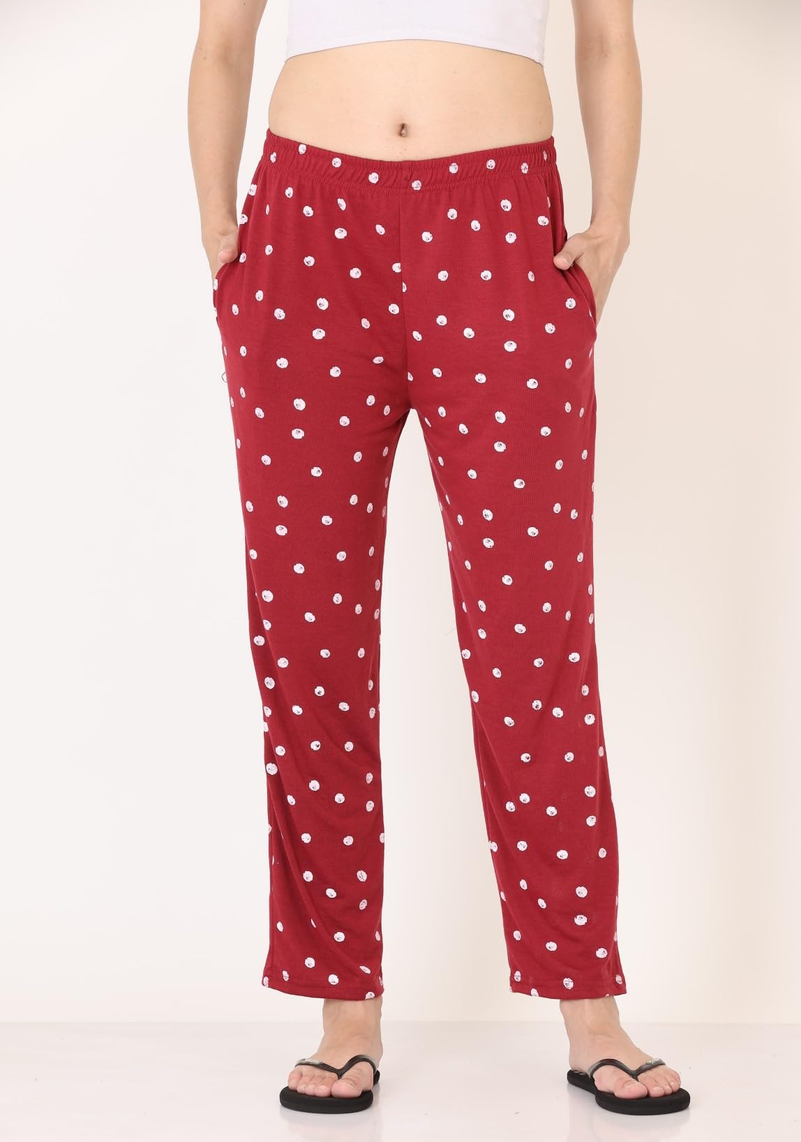 ddaspration Women Cotton Printed Pocket Pyjama-picture-55