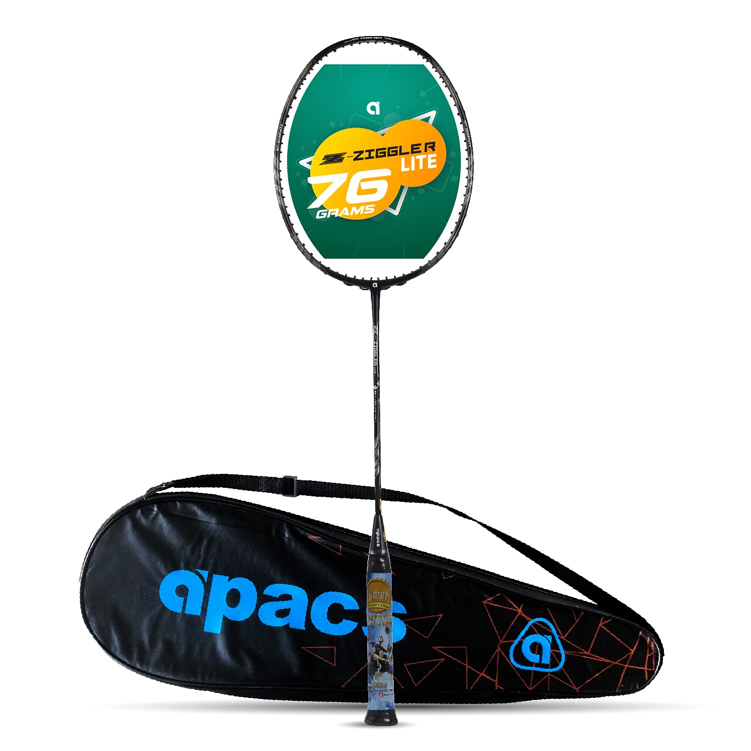 Z-Ziggler Lite (33 LBS, 76g & 6.2 mm Slim Shaft) unstrung Badminton Racket